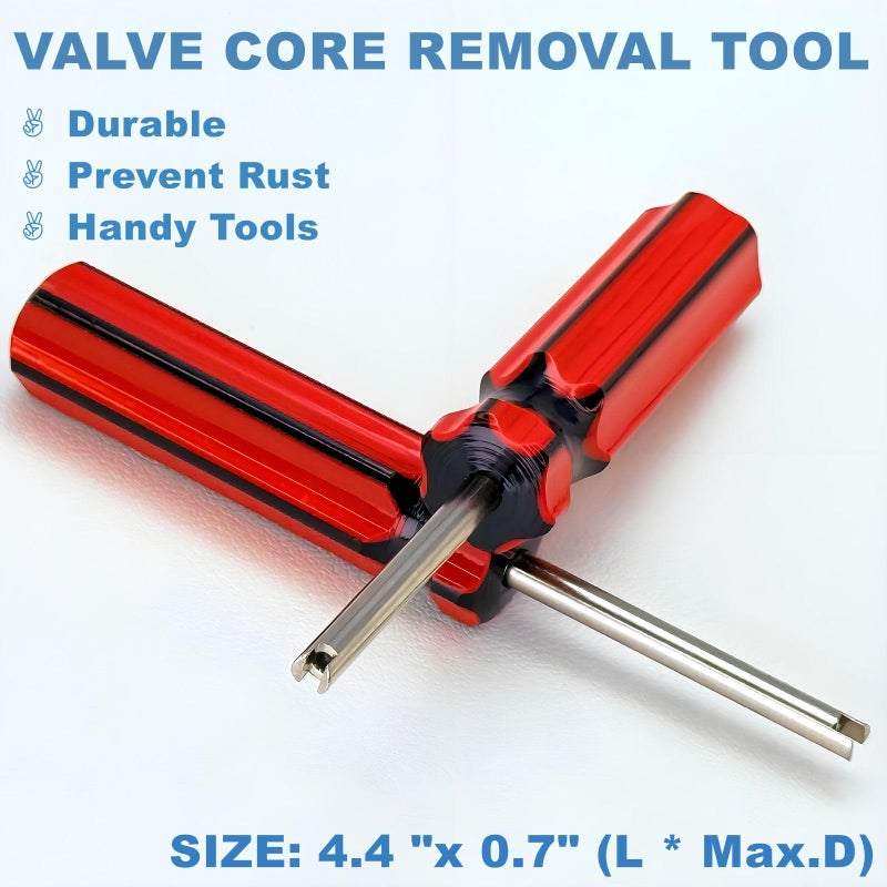 VOTNMIC Valve Stem Removal Tool Kit,A/C R134A R1234YF Valve Core Remover and Installer Tool Set,Schrader Valve Stem Core Remover Tool, Air Conditioning Line Repair Tools for HVAC R22 R32 R410A Systerm - Image 3